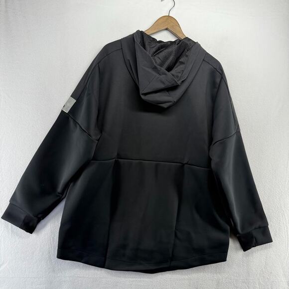 LA Kings Hoodie Men's XL Black Sweatshirt Graphic Adidas Tech pullover Training - Picture 7 of 9